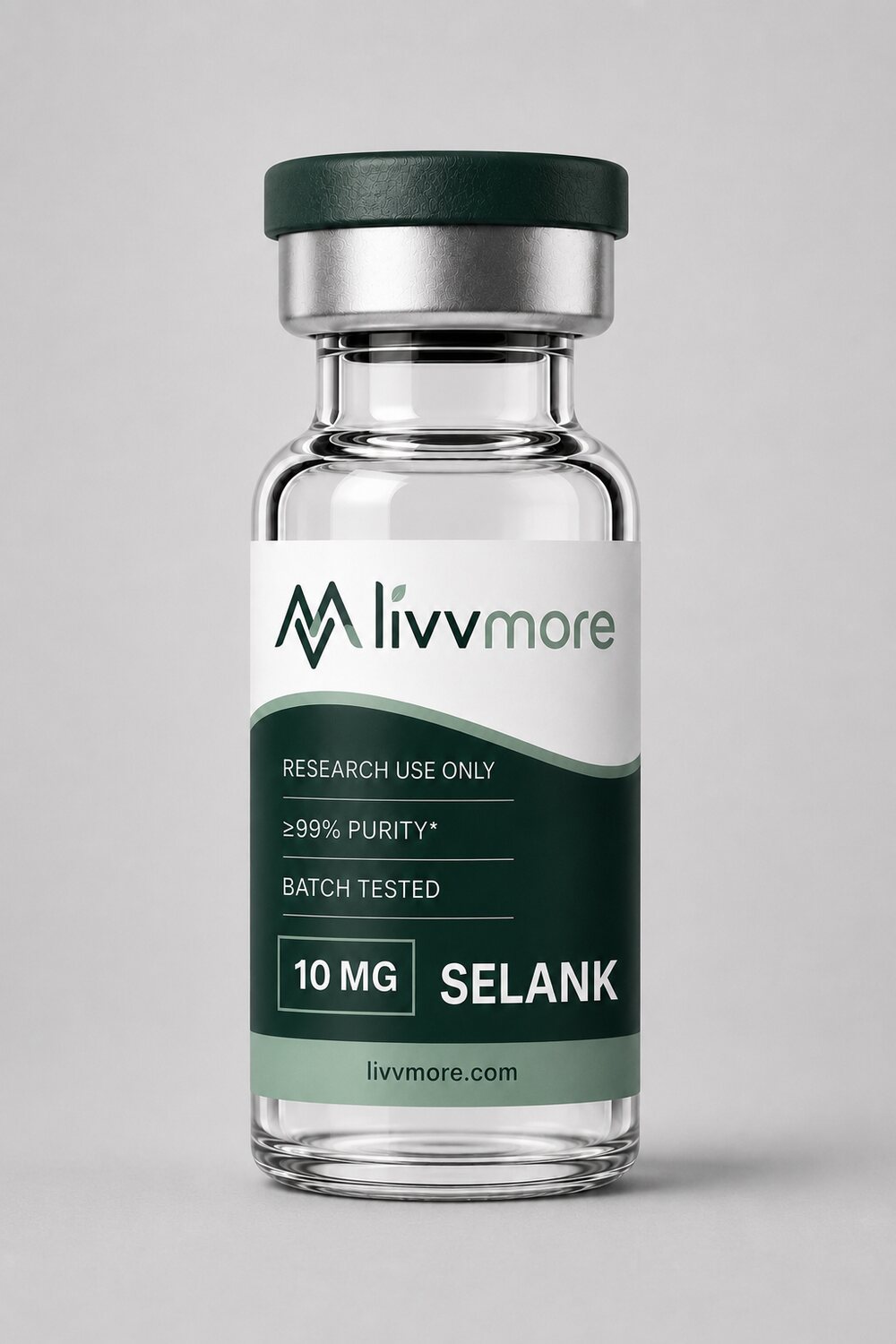 Selank research vial