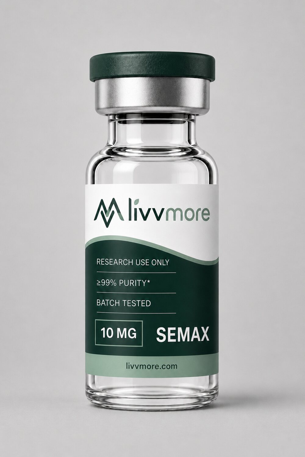 Semax research vial, lyophilized powder