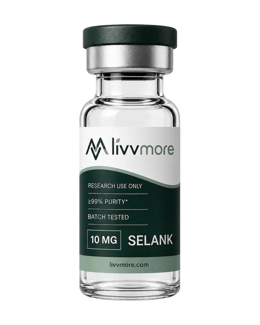 Selank research vial